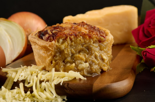 "The French" - Caramelized Onion and Feta Quiche (vegetarian)