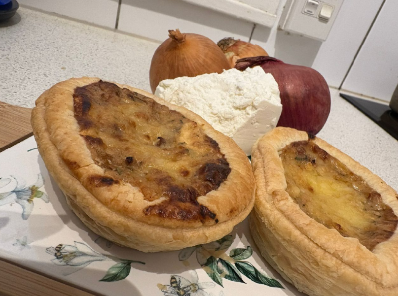 "The French" - Caramelized Onion and Feta Quiche (vegetarian)